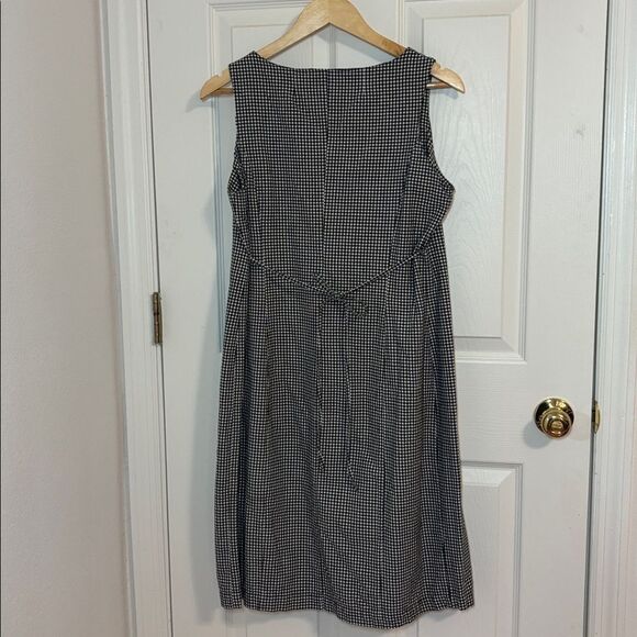 Motherhood Black Gingham Dress / Jumper, cotton, Medium - Picture 3 of 4